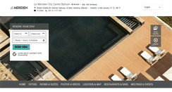 Desktop Screenshot of lemeridienbahraincitycentre.com