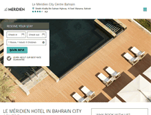 Tablet Screenshot of lemeridienbahraincitycentre.com